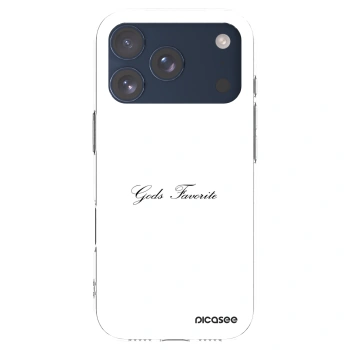 Picasee διαφανής θήκη σιλικόνης Apple iPhone 17 Pro - Gods Favorite