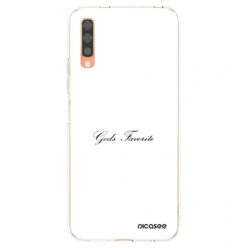 Picasee διαφανής θήκη σιλικόνης Samsung Galaxy A70 A705F - Gods Favorite