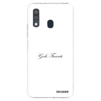 Picasee διαφανής θήκη σιλικόνης Samsung Galaxy A40 A405F - Gods Favorite