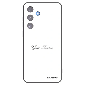Picasee Μαύρη θήκη σιλικόνης για Samsung Galaxy S25 FE 5G - Gods Favorite