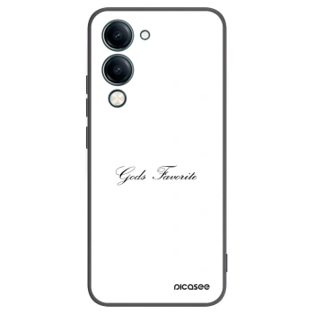 Picasee Μαύρη θήκη σιλικόνης για Vivo Y29s 5G - Gods Favorite