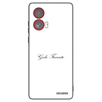 Picasee Μαύρη θήκη σιλικόνης για Motorola Edge 50 Fusion - Gods Favorite