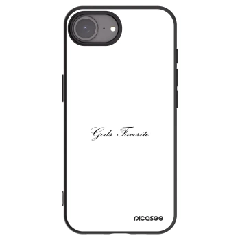 Picasee Μαύρη θήκη σιλικόνης για Apple iPhone 17e - Gods Favorite