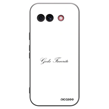 Picasee Μαύρη θήκη σιλικόνης για Google Pixel 10a - Gods Favorite
