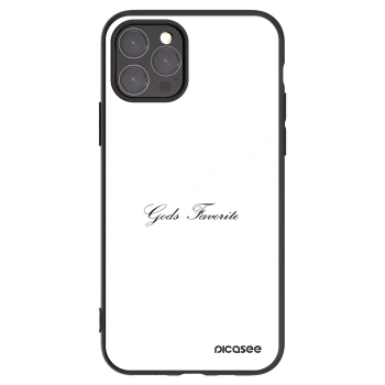 Picasee Μαύρη θήκη σιλικόνης για Apple iPhone 11 Pro - Gods Favorite
