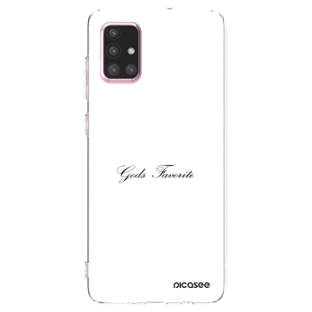 Picasee διαφανής θήκη σιλικόνης Samsung Galaxy A71 A715F - Gods Favorite