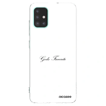 Picasee διαφανής θήκη σιλικόνης Samsung Galaxy A51 A515F - Gods Favorite