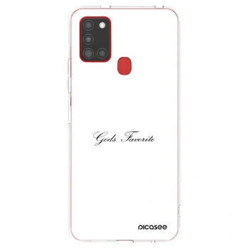 Picasee διαφανής θήκη σιλικόνης Samsung Galaxy A21s - Gods Favorite