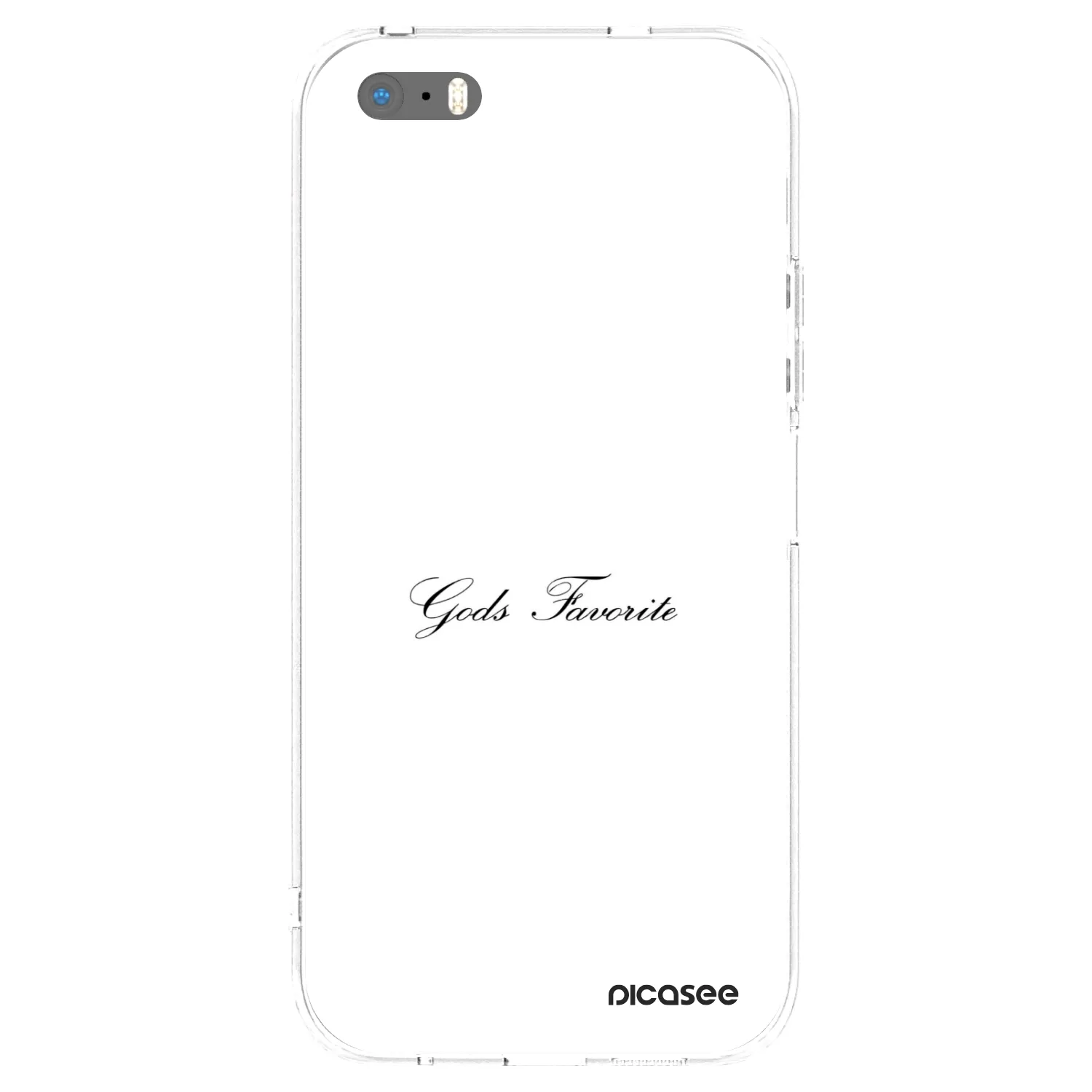 Picasee διαφανής θήκη σιλικόνης Apple iPhone 5/5S/SE - Gods Favorite