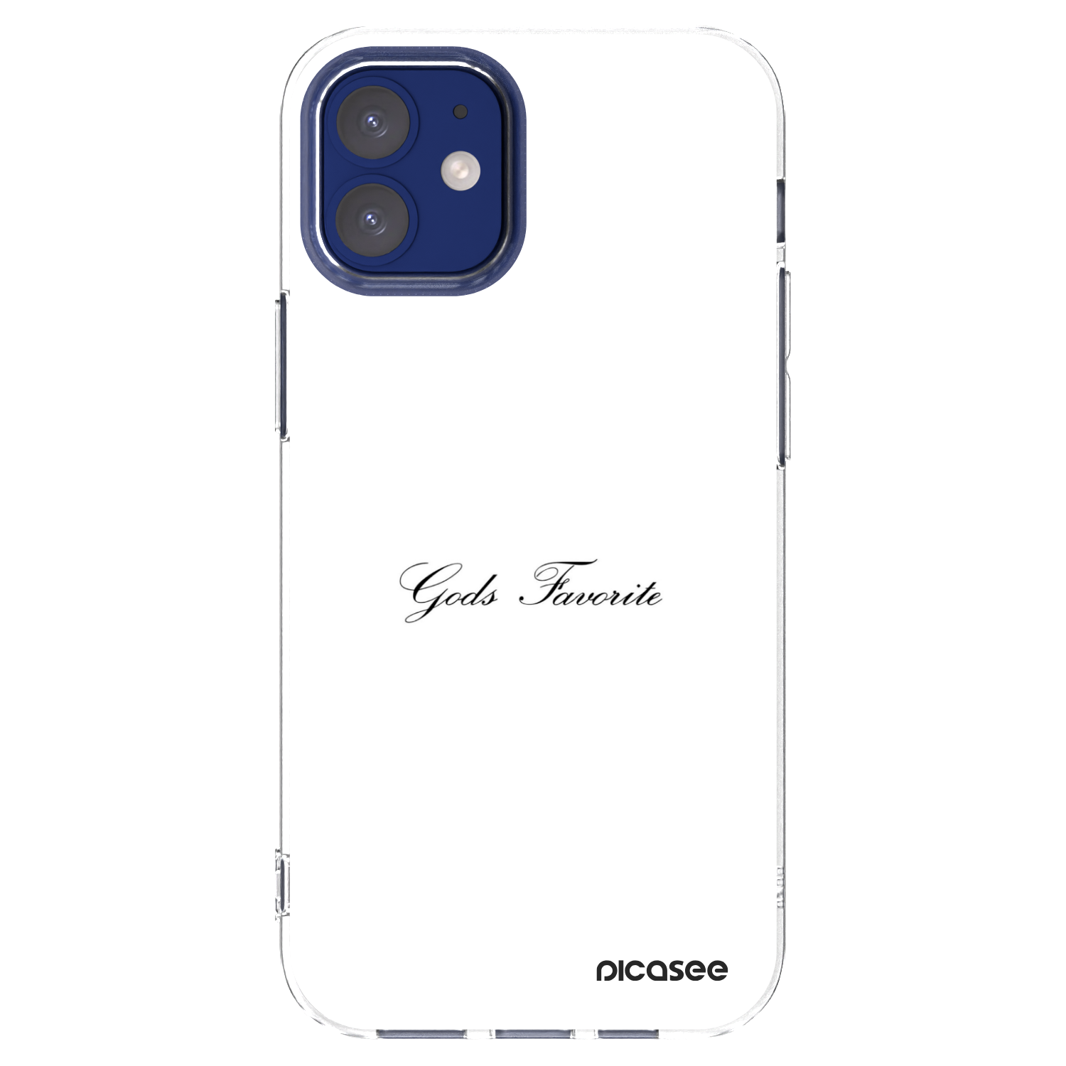 Picasee διαφανής θήκη σιλικόνης Apple iPhone 12 mini - Gods Favorite
