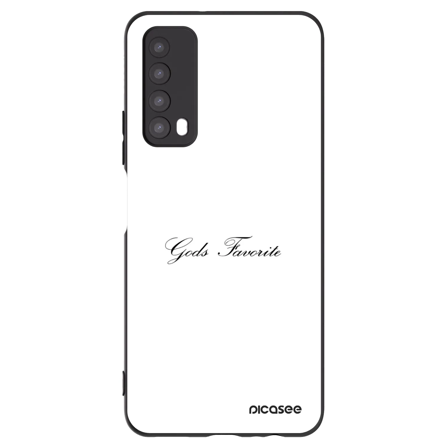 Picasee Μαύρη θήκη σιλικόνης για Huawei P Smart 2021 - Gods Favorite