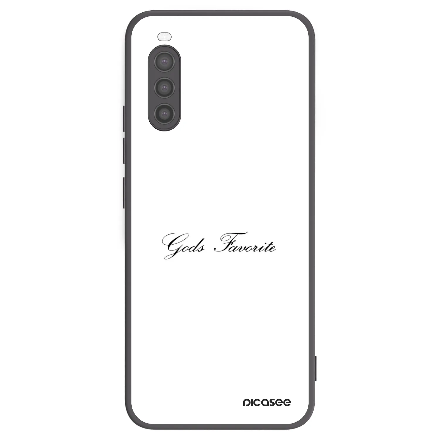 Picasee Μαύρη θήκη σιλικόνης για Sony Xperia 10 II - Gods Favorite
