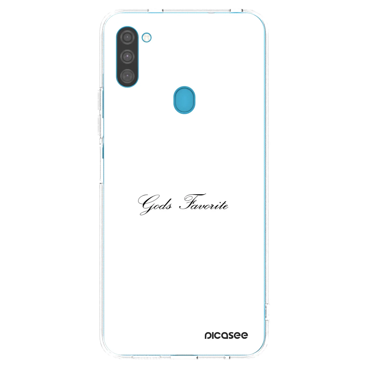 Picasee διαφανής θήκη σιλικόνης Samsung Galaxy M11 - Gods Favorite