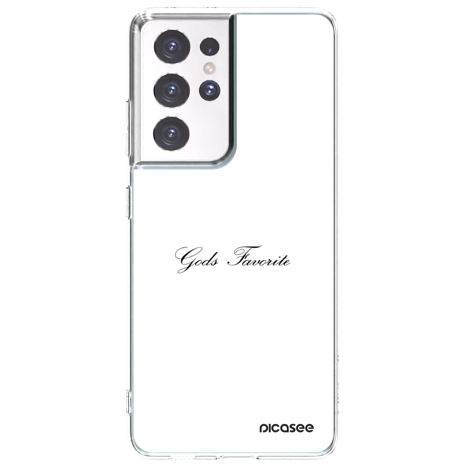 Picasee διαφανής θήκη σιλικόνης Samsung Galaxy S21 Ultra 5G G998B - Gods Favorite