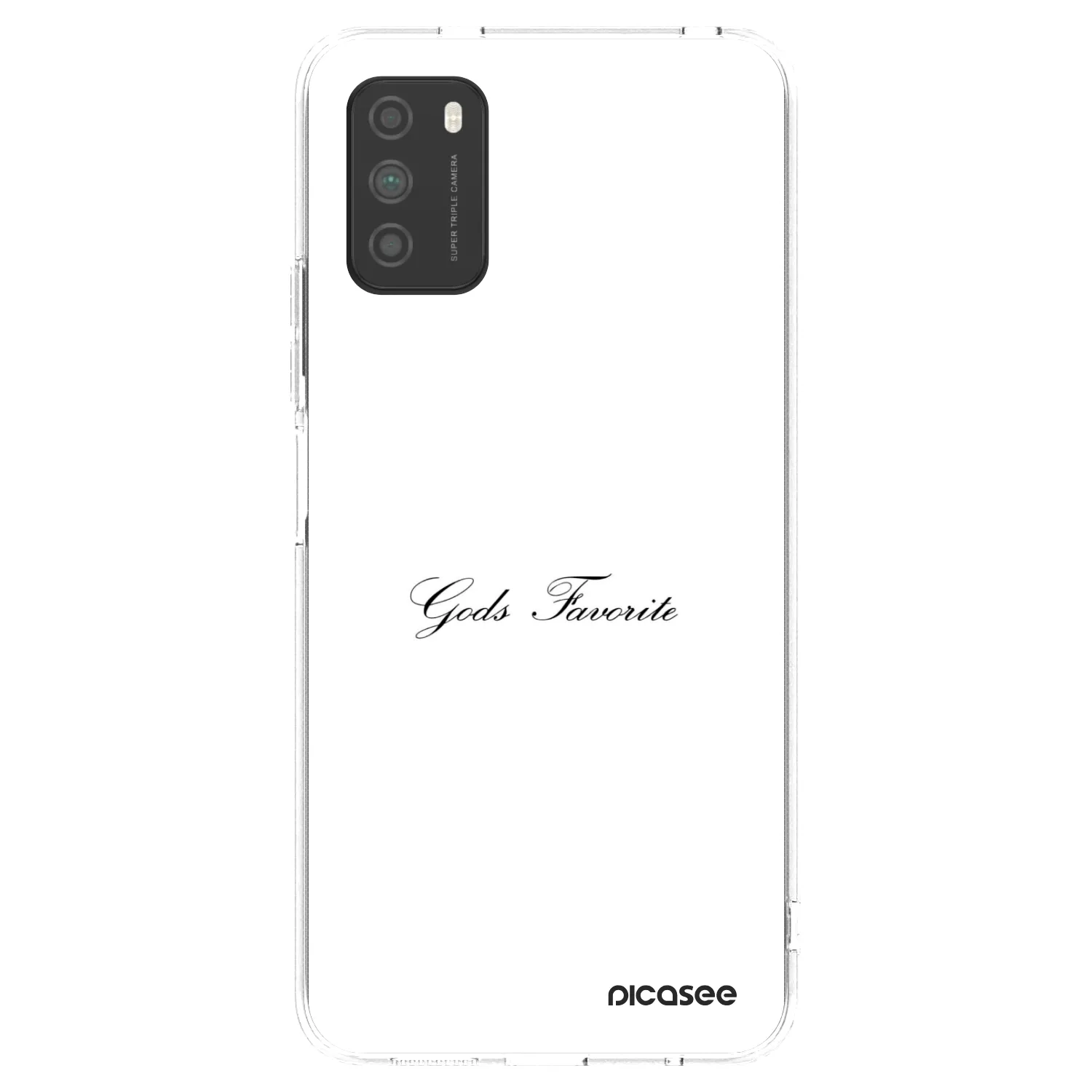 Picasee διαφανής θήκη σιλικόνης Xiaomi Poco M3 - Gods Favorite