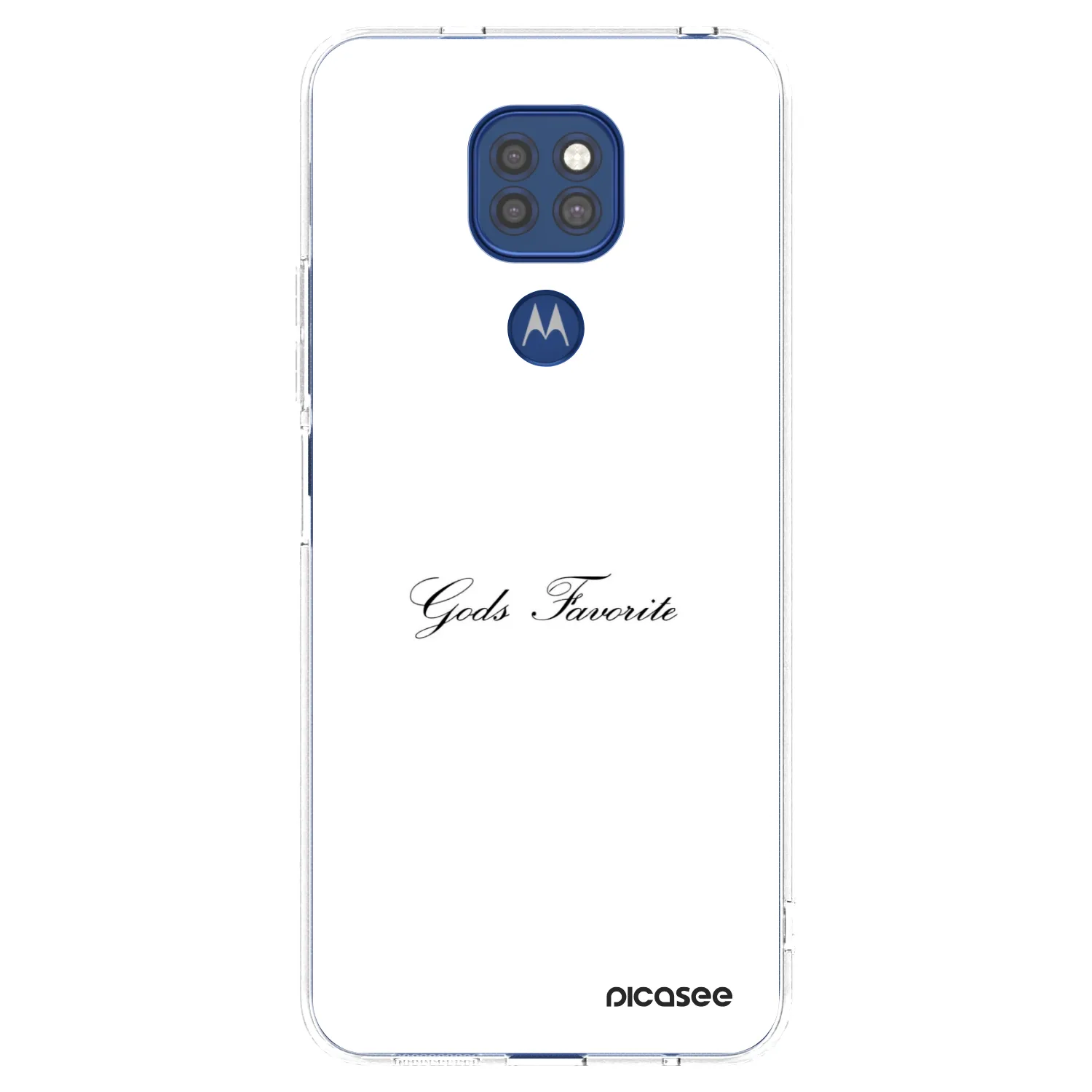 Picasee διαφανής θήκη σιλικόνης Motorola Moto G9 Play - Gods Favorite