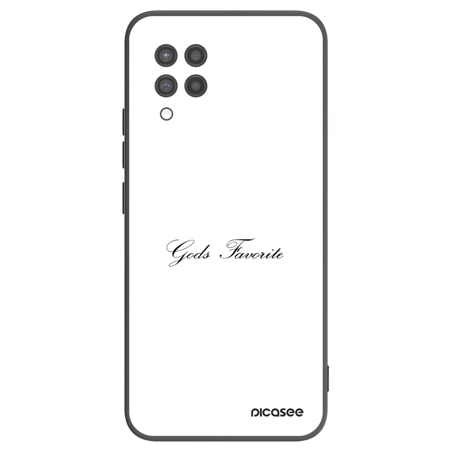 Picasee Μαύρη θήκη σιλικόνης για Samsung Galaxy A42 A426B - Gods Favorite