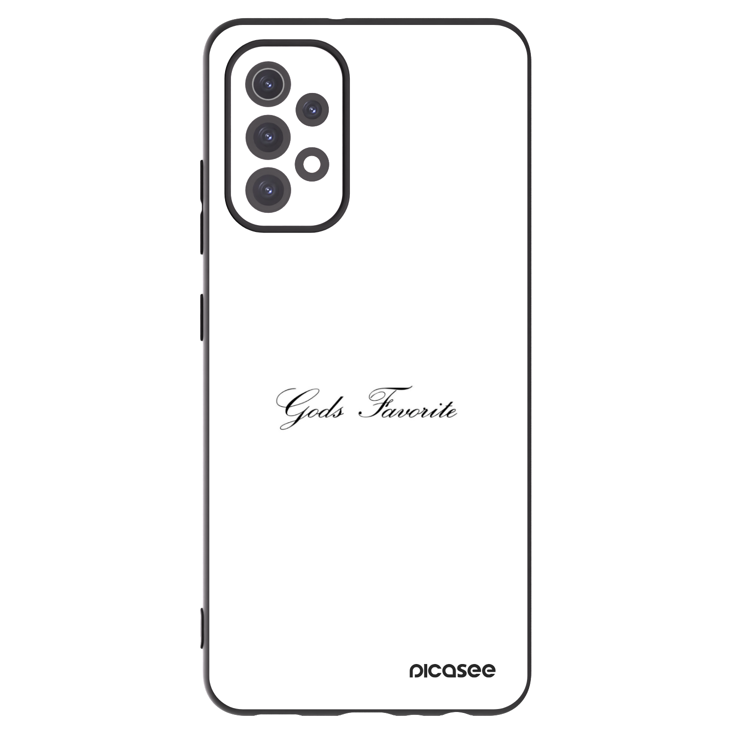 Picasee Μαύρη θήκη σιλικόνης για Samsung Galaxy A32 5G A326B - Gods Favorite
