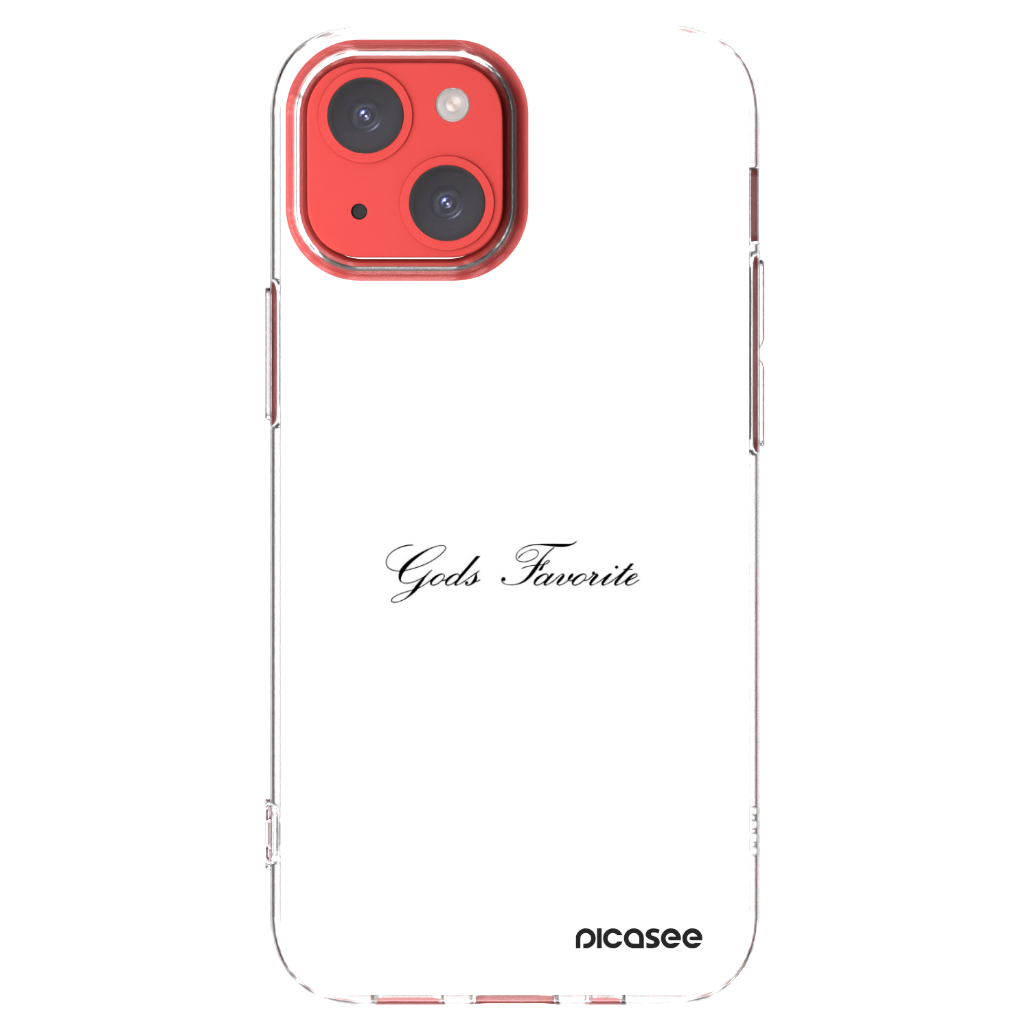 Picasee διαφανής θήκη σιλικόνης Apple iPhone 13 mini - Gods Favorite