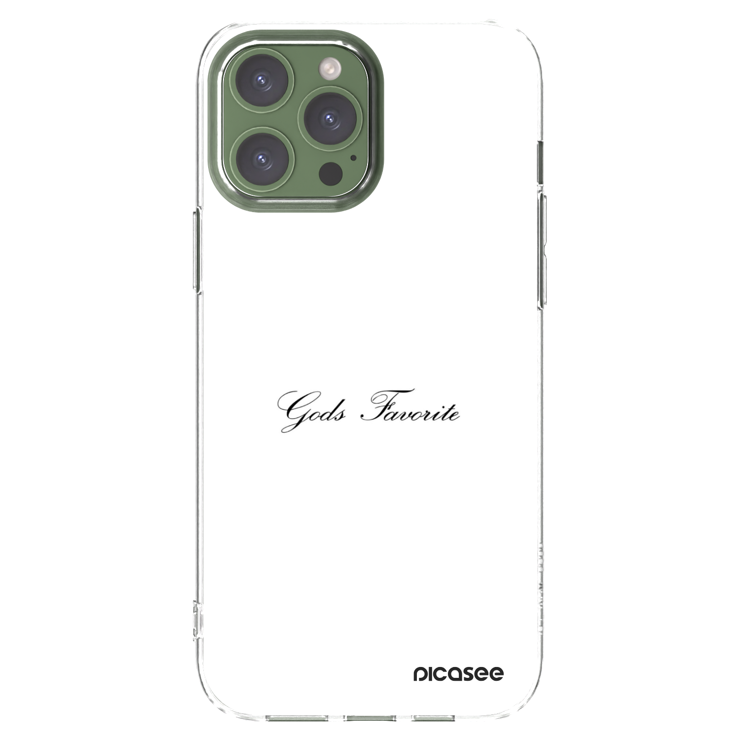 Picasee διαφανής θήκη σιλικόνης Apple iPhone 13 Pro Max - Gods Favorite