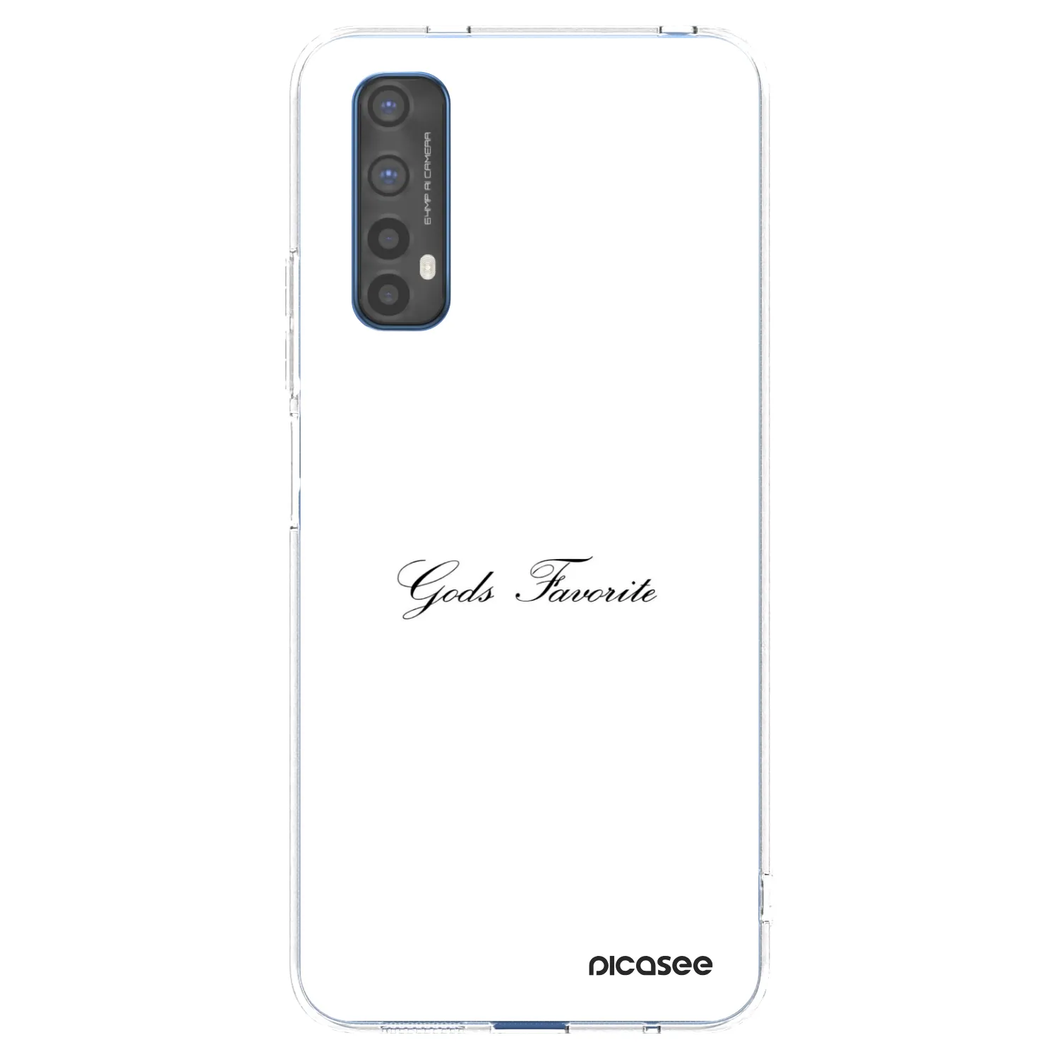 Picasee διαφανής θήκη σιλικόνης Realme 7 - Gods Favorite