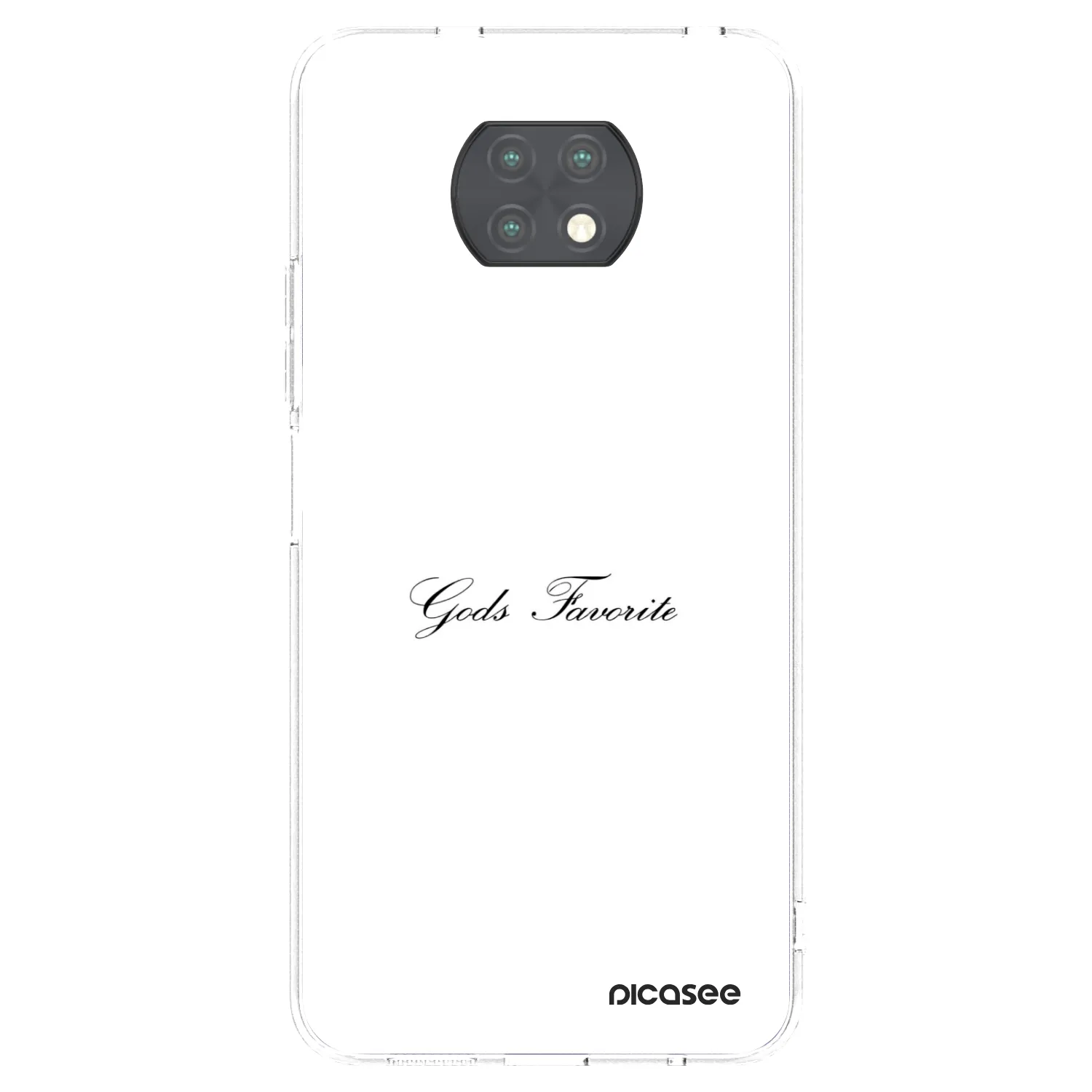 Picasee διαφανής θήκη σιλικόνης Xiaomi Redmi Note 9T - Gods Favorite