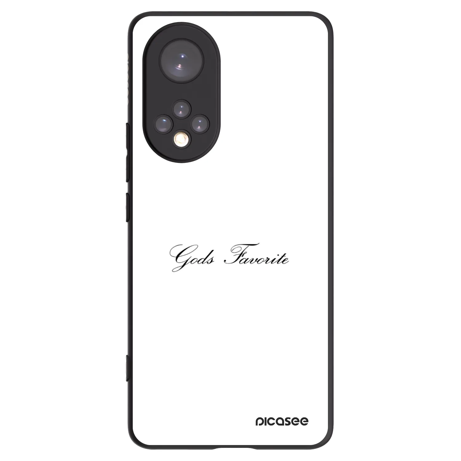 Picasee Μαύρη θήκη σιλικόνης για Honor 50 5G - Gods Favorite