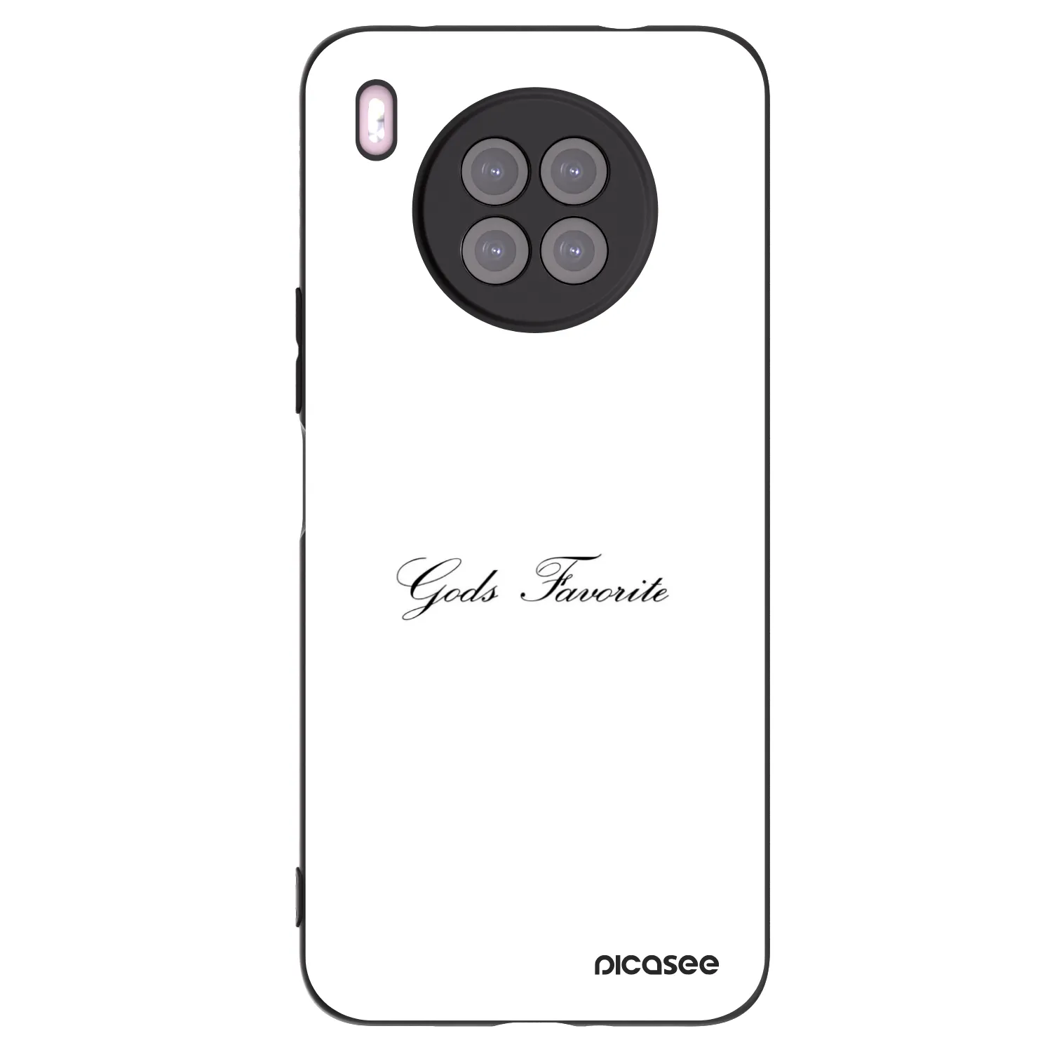 Picasee Μαύρη θήκη σιλικόνης για Huawei Nova 8i - Gods Favorite