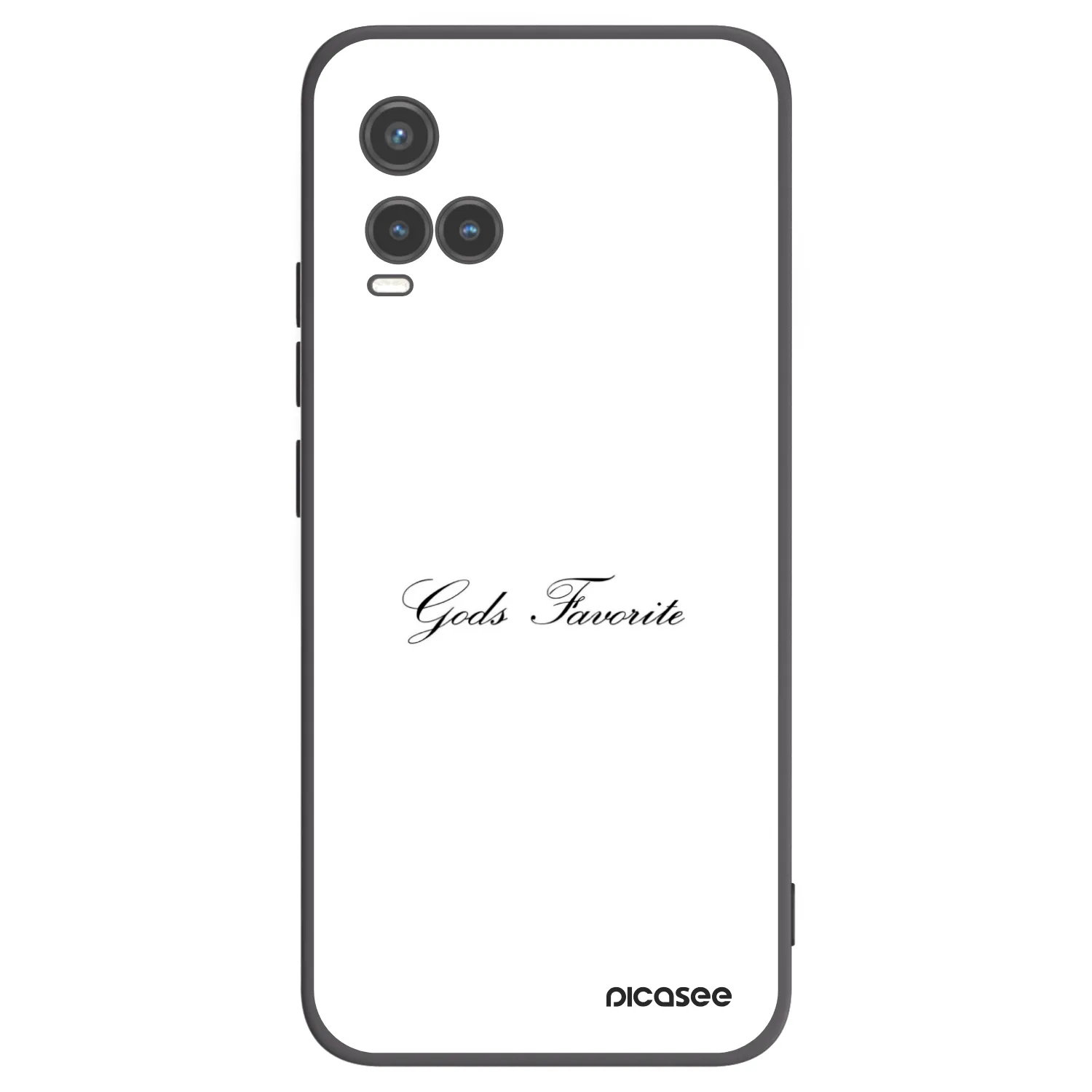 Picasee Μαύρη θήκη σιλικόνης για Vivo Y33s - Gods Favorite