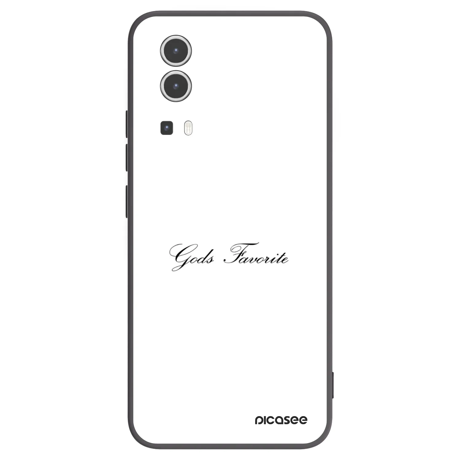 Picasee Μαύρη θήκη σιλικόνης για Vivo Y72 5G - Gods Favorite