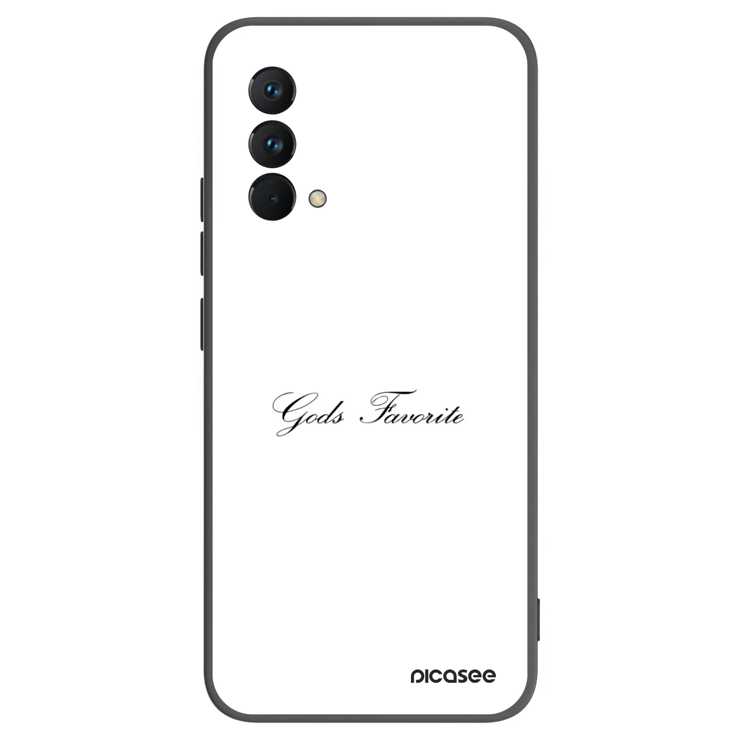 Picasee Μαύρη θήκη σιλικόνης για Realme GT Master Edition 5G - Gods Favorite