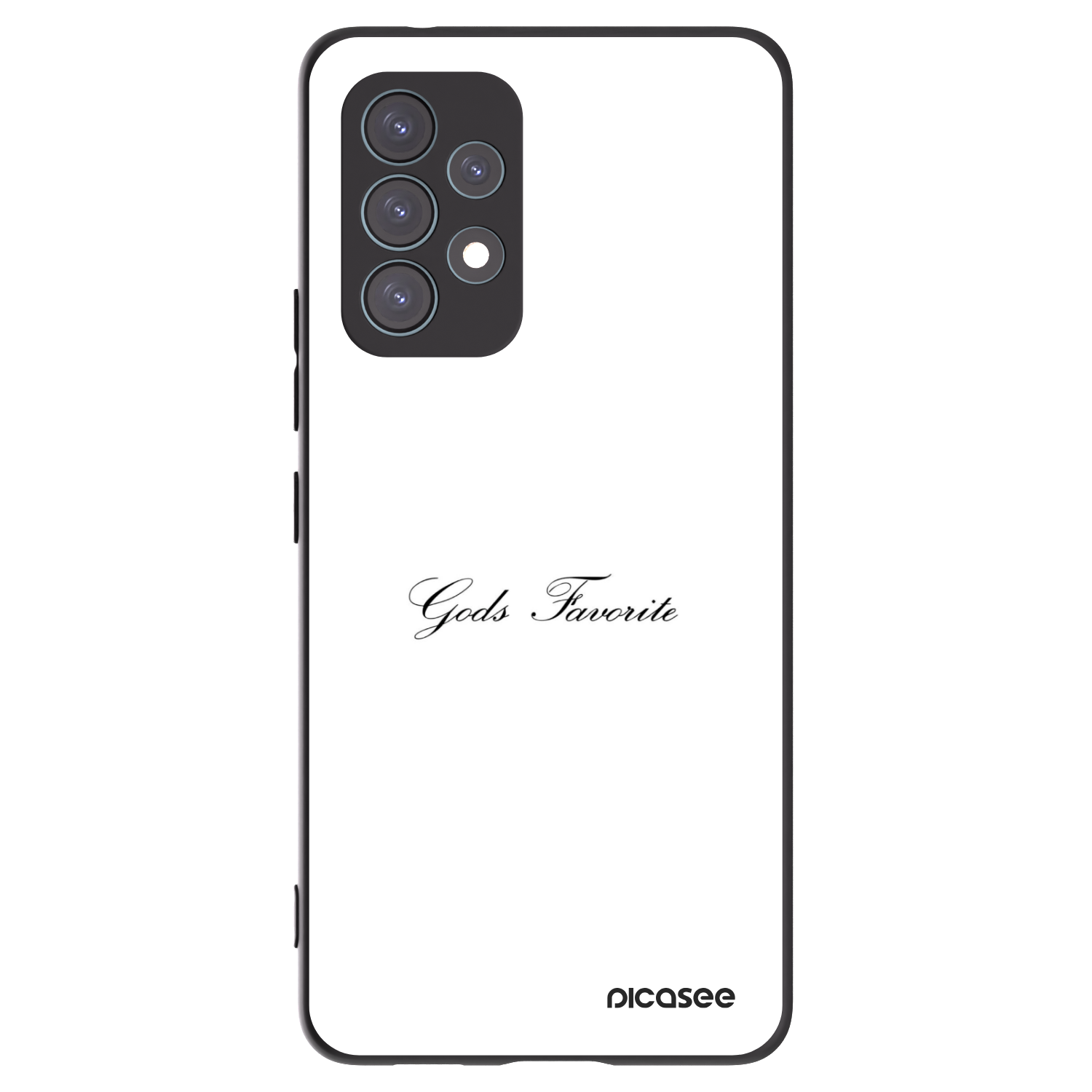 Picasee Μαύρη θήκη σιλικόνης για Samsung Galaxy A53 5G A536 - Gods Favorite