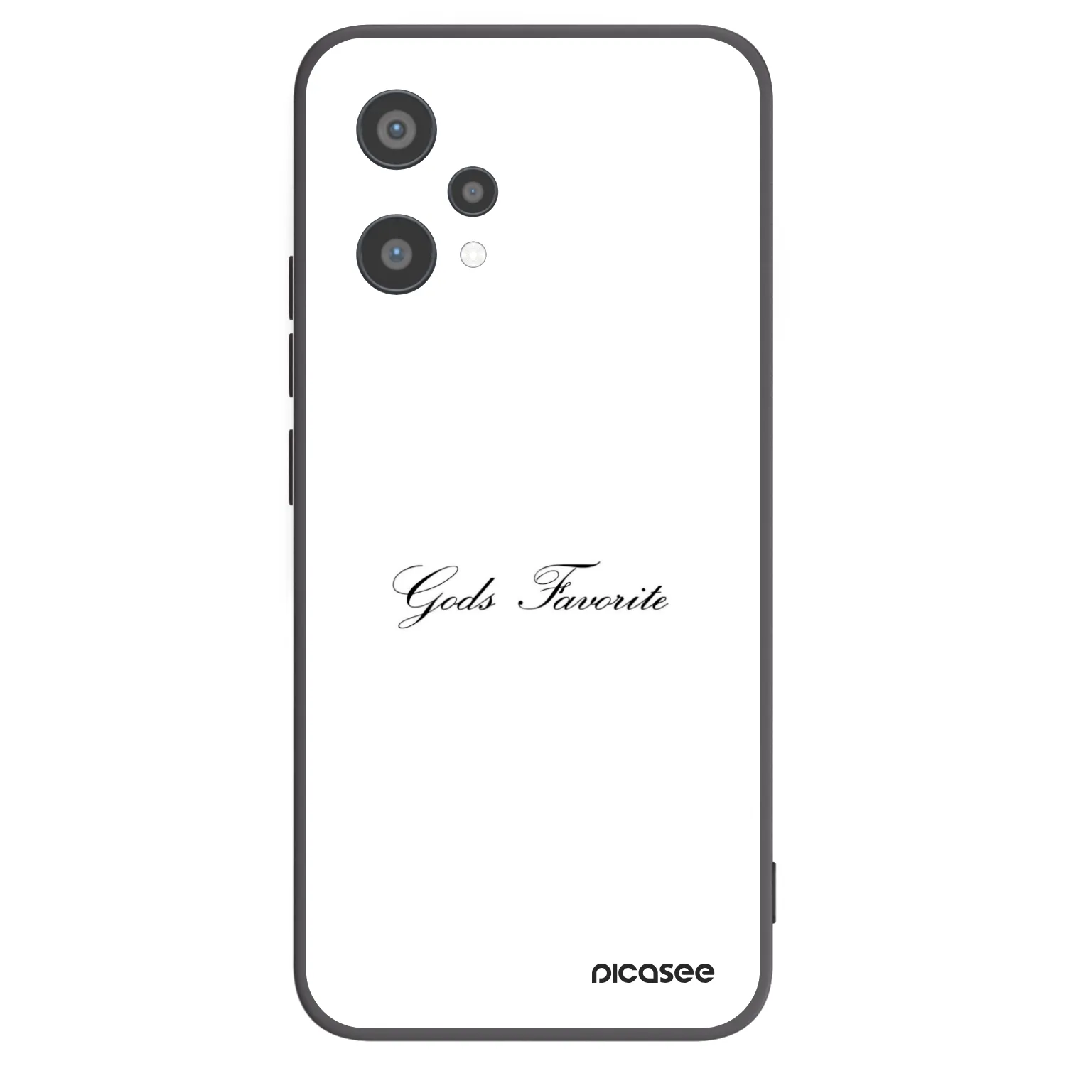 Picasee Μαύρη θήκη σιλικόνης για Realme 9 Pro 5G - Gods Favorite