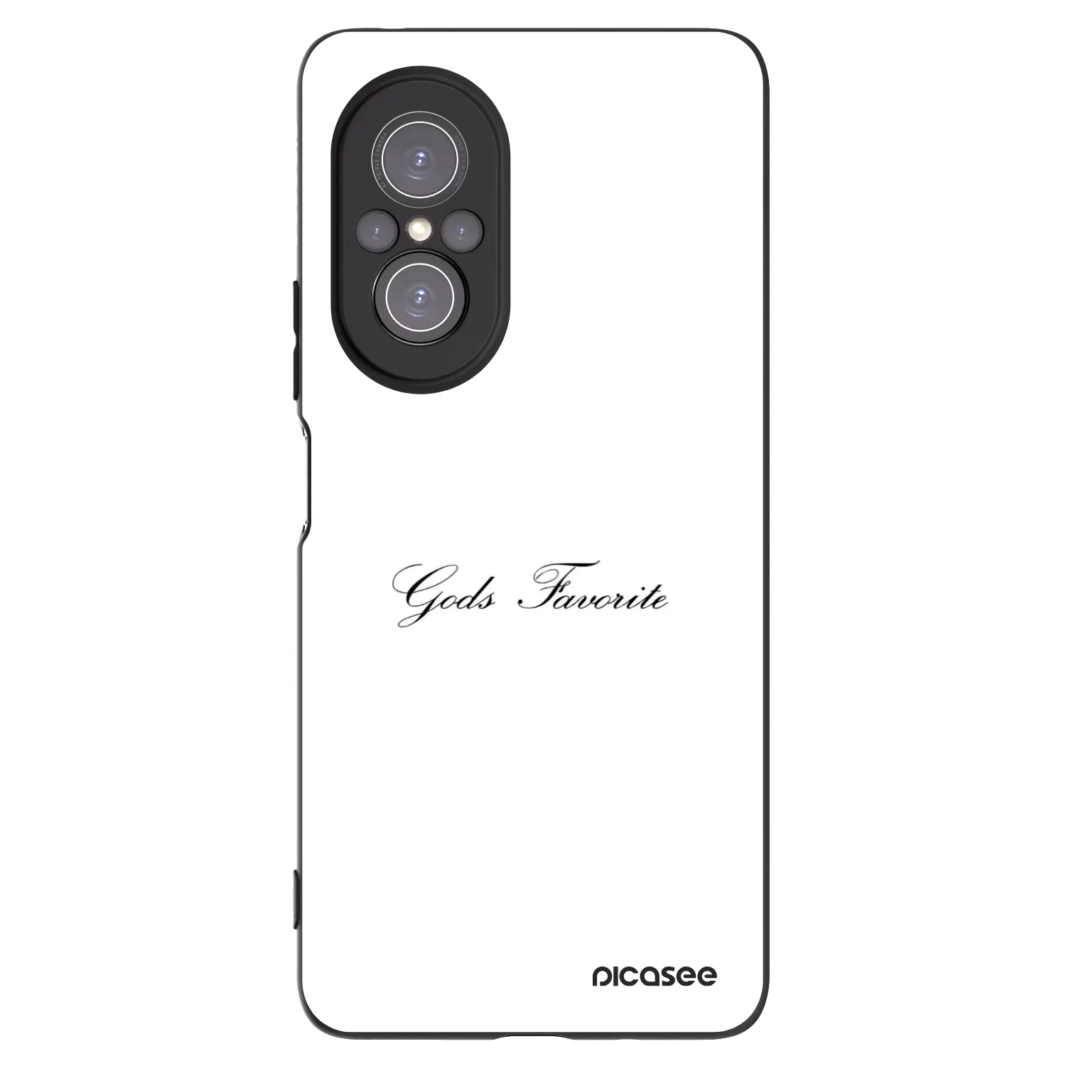 Picasee Μαύρη θήκη σιλικόνης για Huawei Nova 9 SE - Gods Favorite