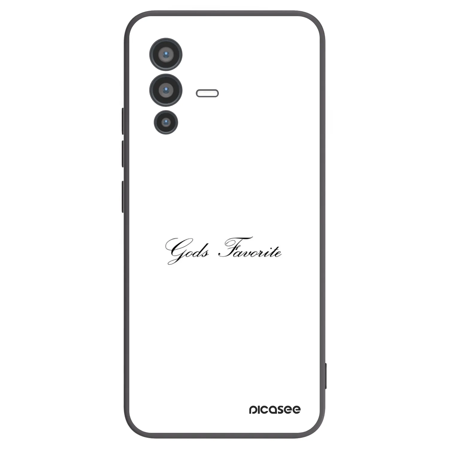 Picasee Μαύρη θήκη σιλικόνης για Vivo V23 5G - Gods Favorite