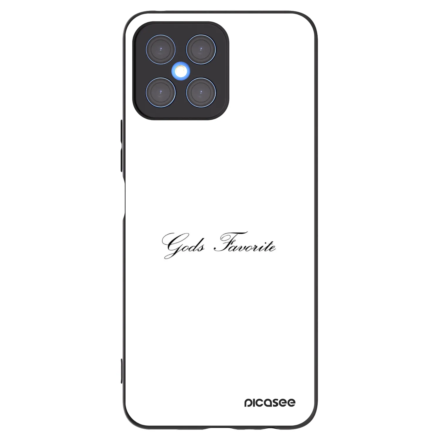 Picasee Μαύρη θήκη σιλικόνης για Honor X8 4G - Gods Favorite