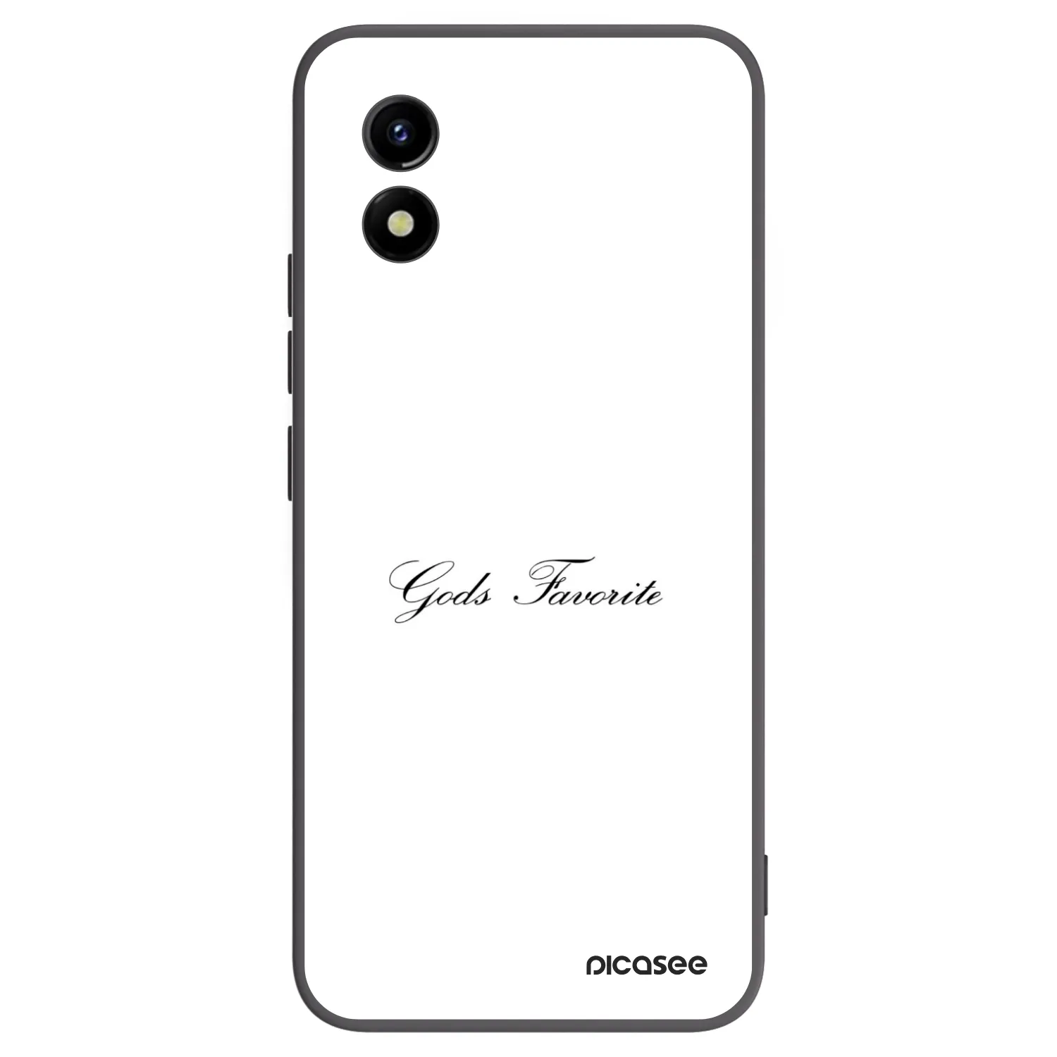 Picasee Μαύρη θήκη σιλικόνης για Vivo Y01 - Gods Favorite