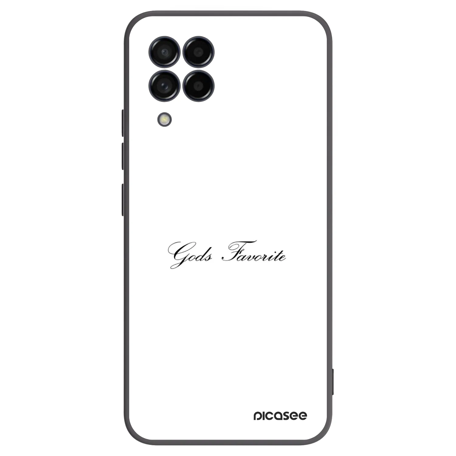 Picasee Μαύρη θήκη σιλικόνης για Samsung Galaxy M53 5G - Gods Favorite