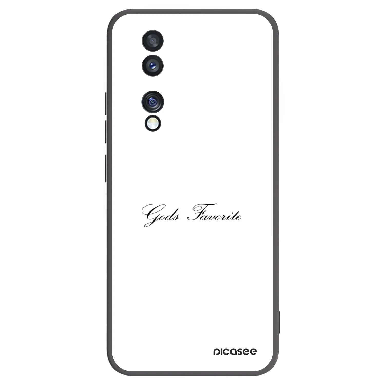 Picasee Μαύρη θήκη σιλικόνης για Honor 70 - Gods Favorite