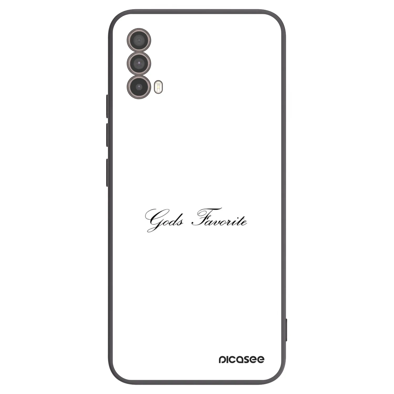 Picasee Μαύρη θήκη σιλικόνης για Motorola Moto E40 - Gods Favorite