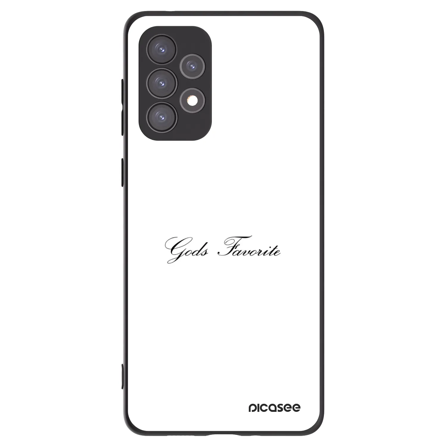 Picasee Μαύρη θήκη σιλικόνης για Samsung Galaxy A73 5G - Gods Favorite