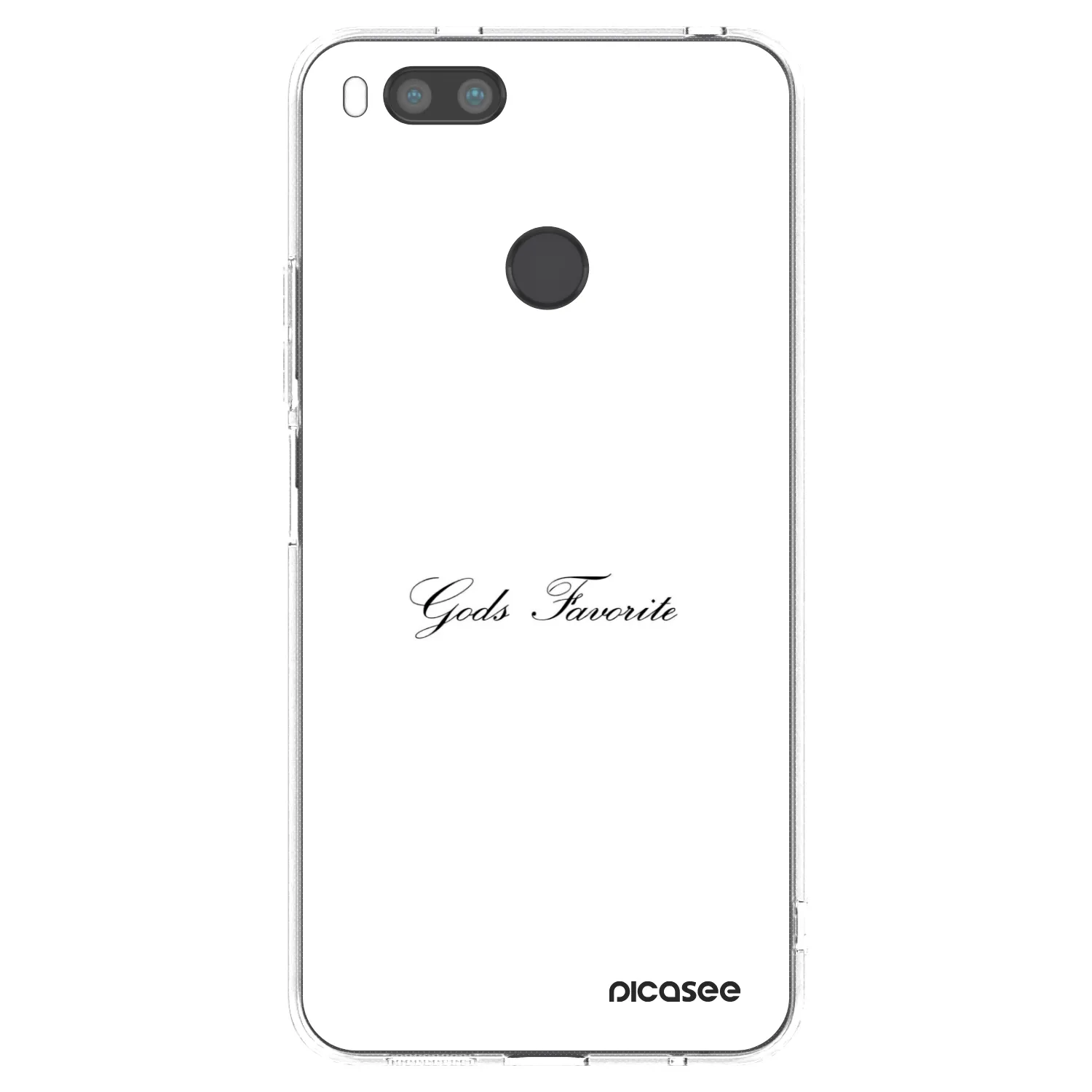 Picasee διαφανής θήκη σιλικόνης Xiaomi Redmi A1 - Gods Favorite