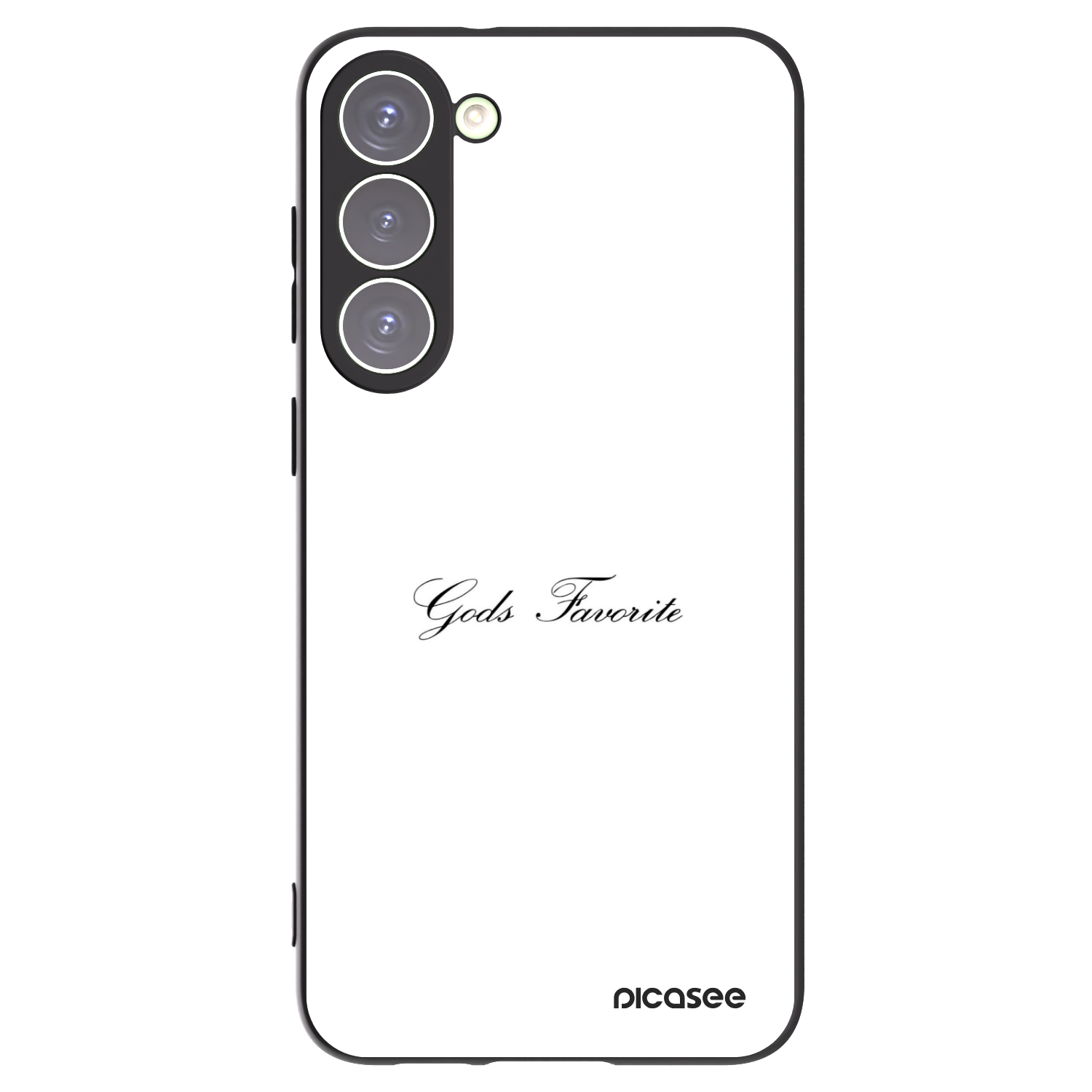 Picasee Μαύρη θήκη σιλικόνης για Samsung Galaxy S23+ 5G - Gods Favorite