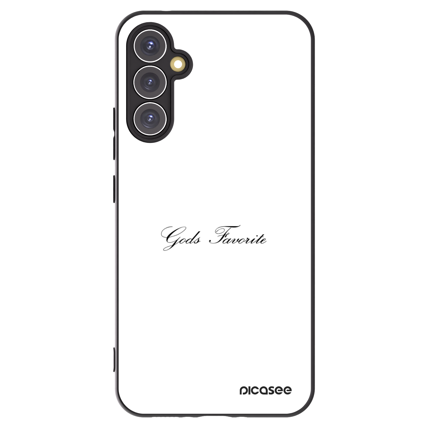 Picasee Μαύρη θήκη σιλικόνης για Samsung Galaxy A34 5G A346B - Gods Favorite