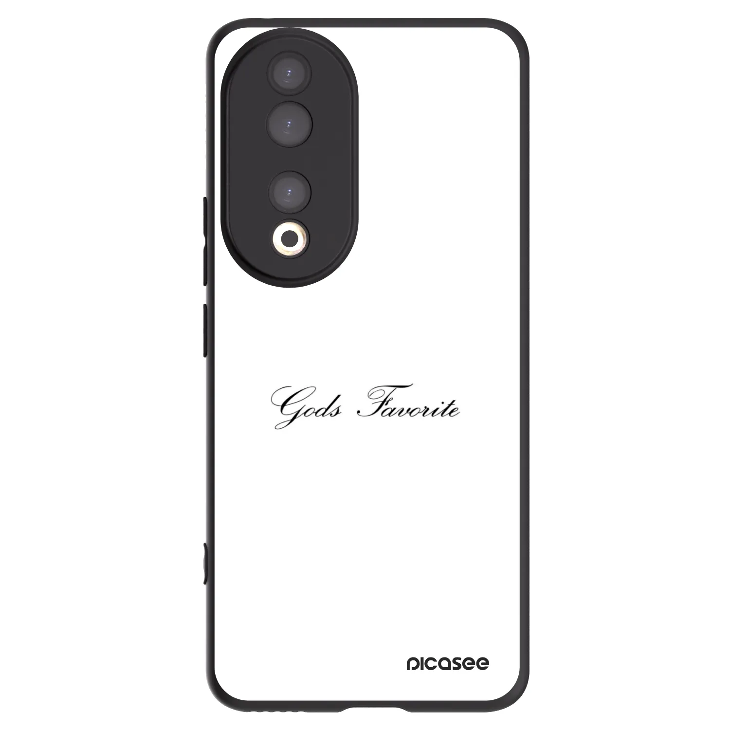 Picasee Μαύρη θήκη σιλικόνης για Honor 90 5G - Gods Favorite