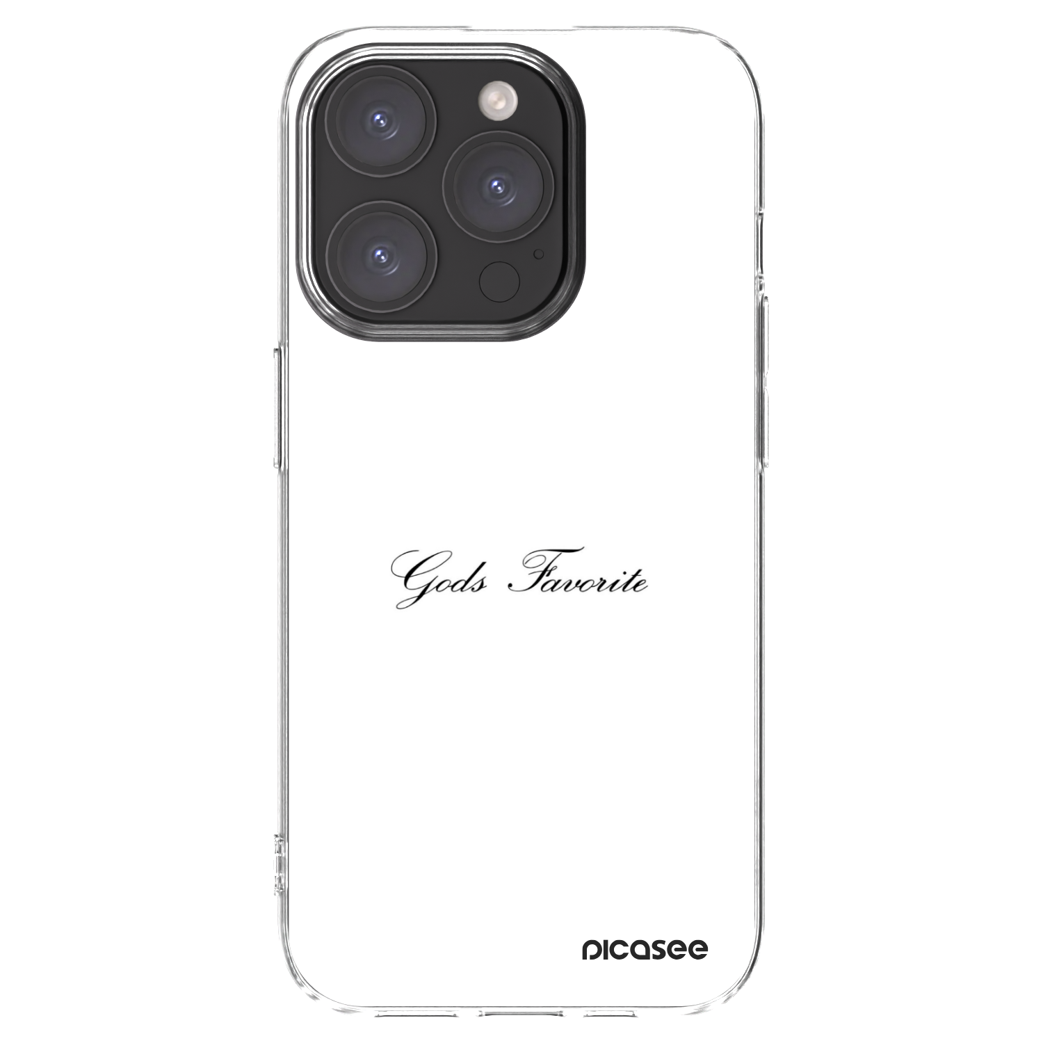 Picasee διαφανής θήκη σιλικόνης Apple iPhone 15 Pro - Gods Favorite