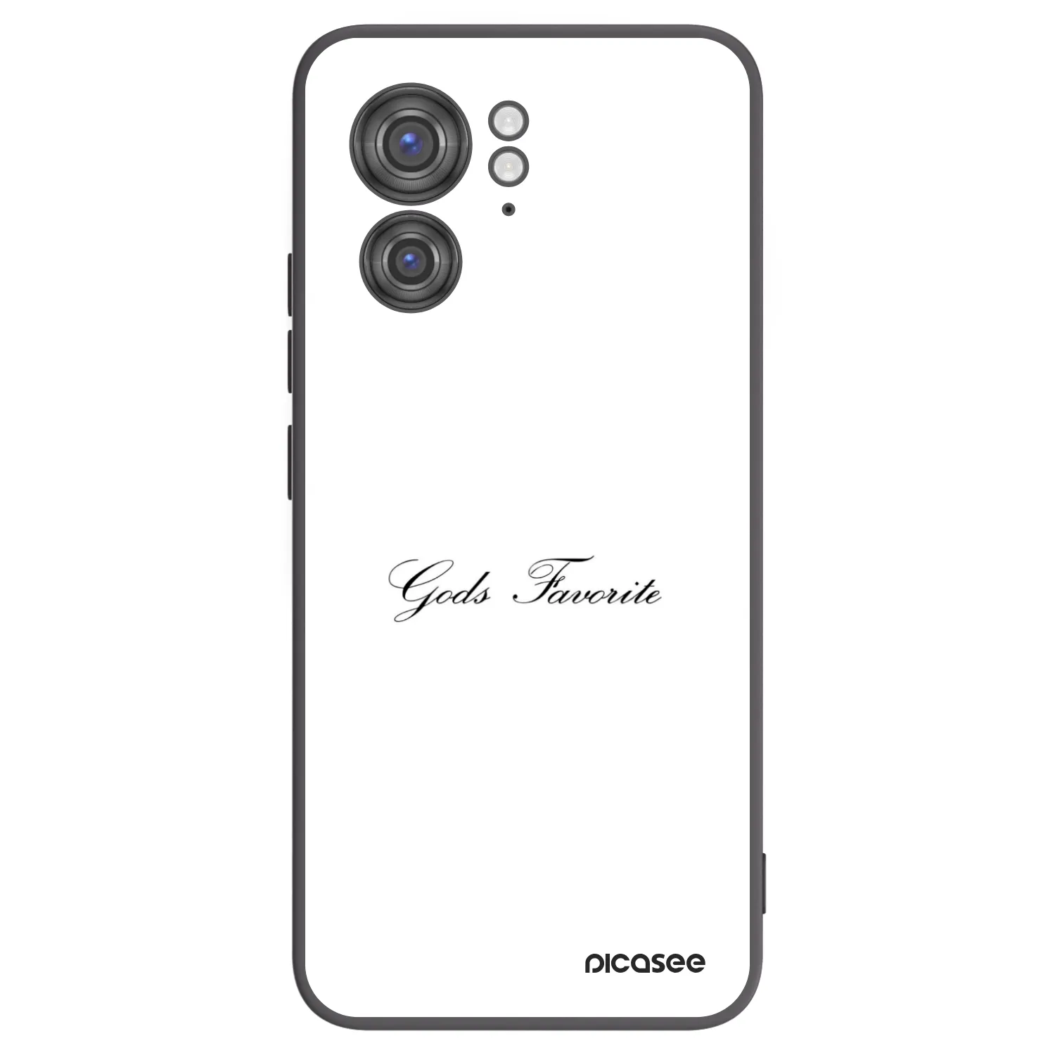 Picasee Μαύρη θήκη σιλικόνης για Motorola Edge 40 - Gods Favorite