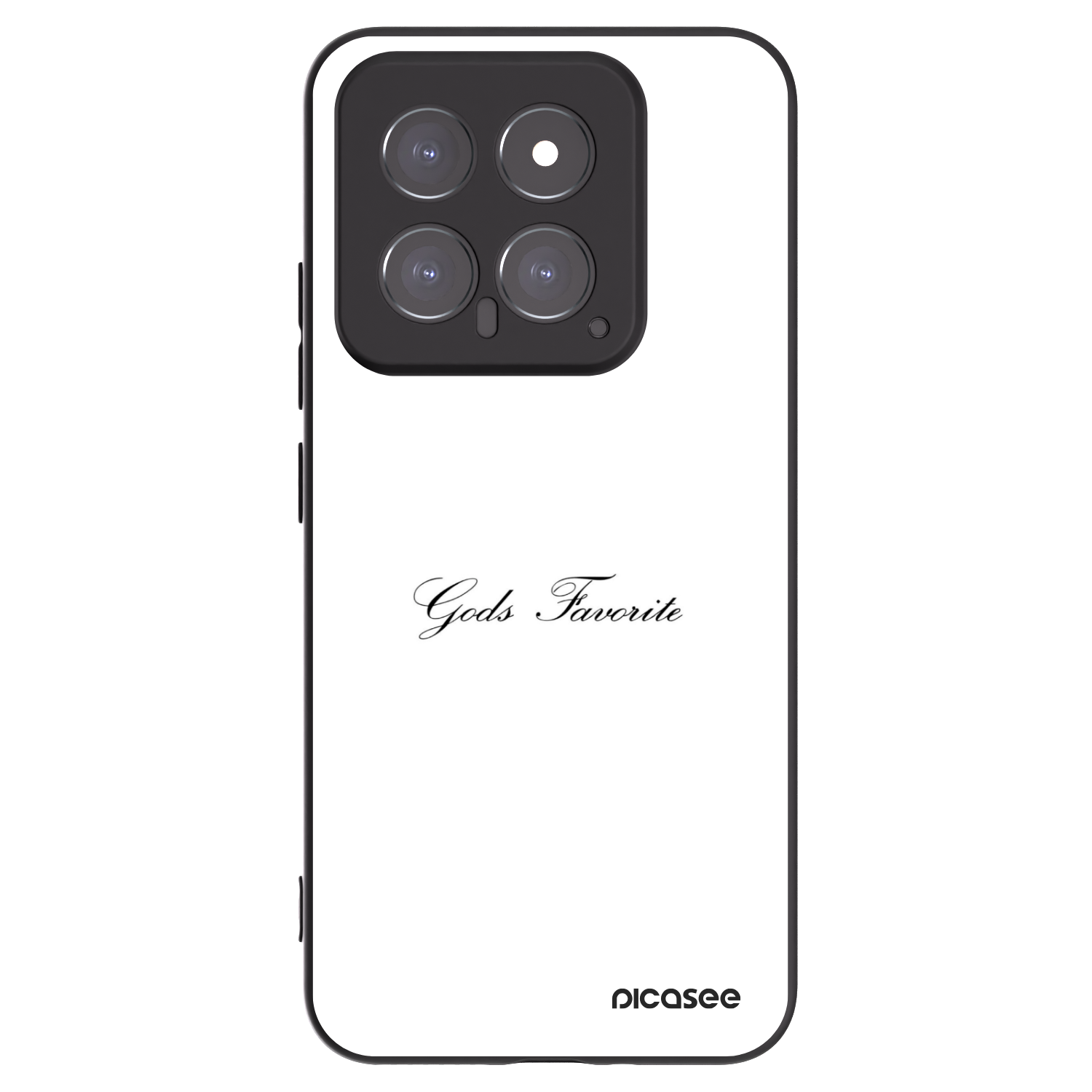 Picasee Μαύρη θήκη σιλικόνης για Xiaomi 14 - Gods Favorite