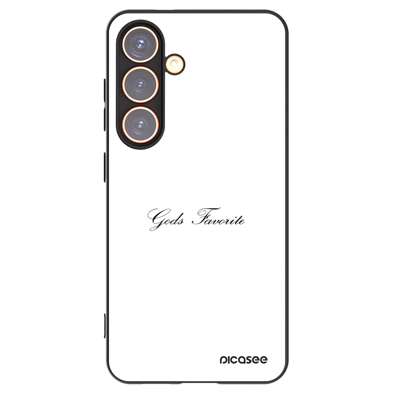 Picasee Μαύρη θήκη σιλικόνης για Samsung Galaxy S24 S921B 5G - Gods Favorite