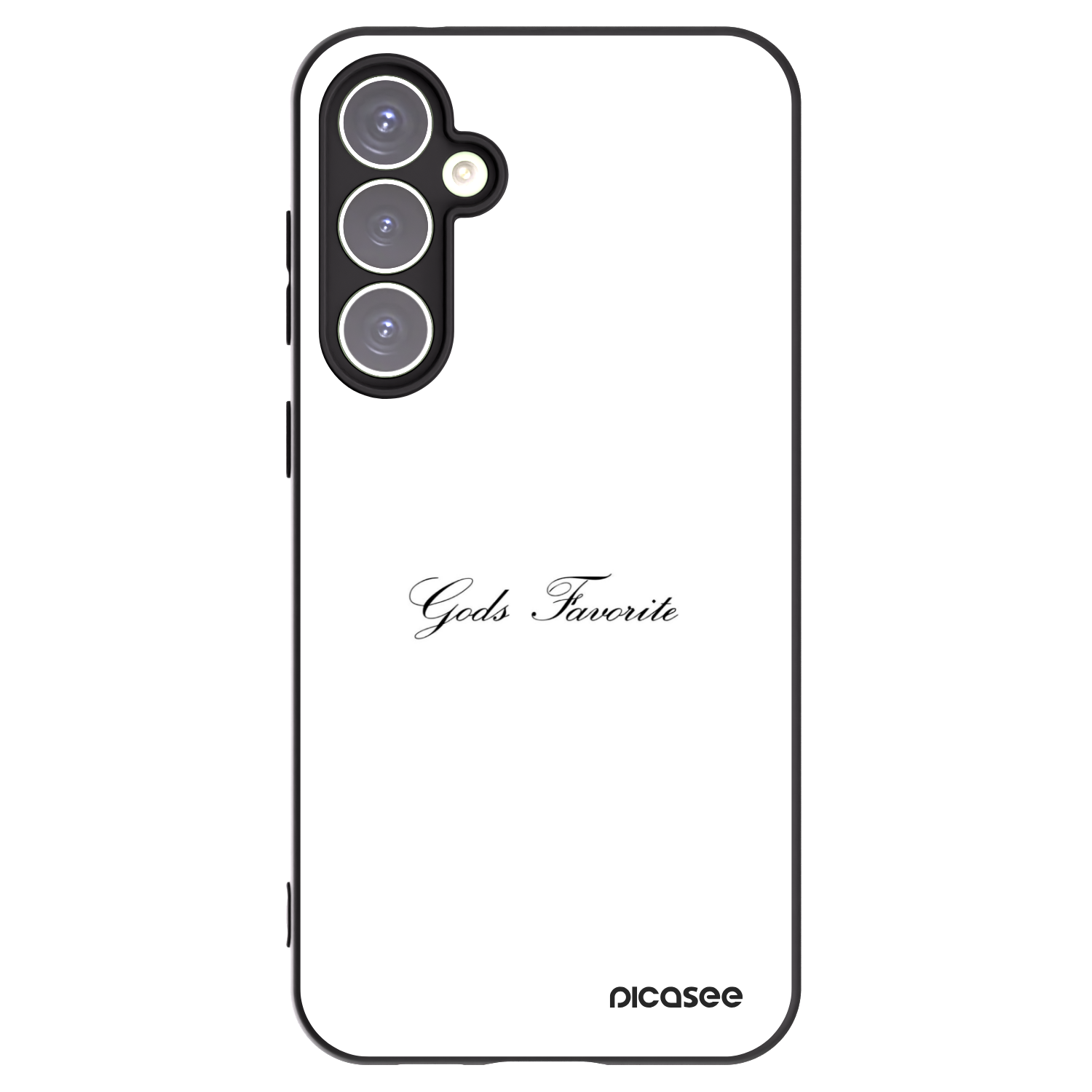 Picasee Μαύρη θήκη σιλικόνης για Samsung Galaxy S23 FE S711B - Gods Favorite